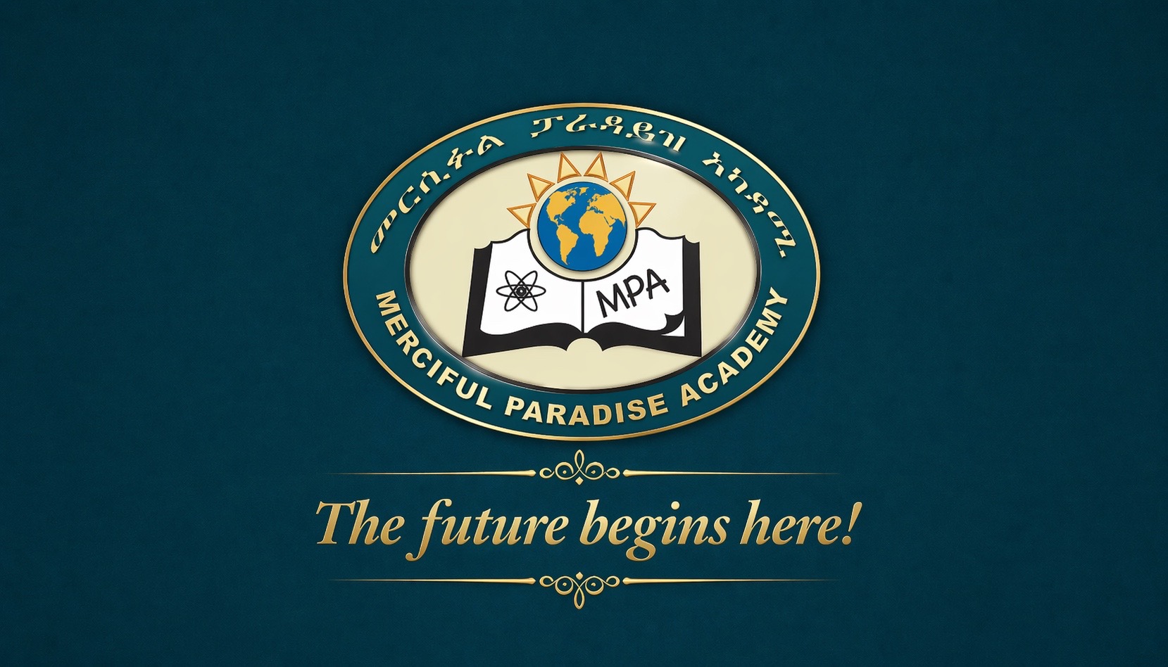 Merciful Paradise Academy motto banner